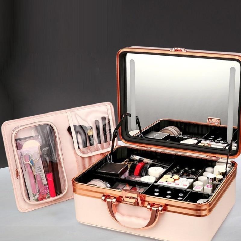 XOXO - Valise de maquillage jet-set avec miroir - Déguisements