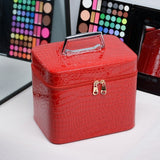 Petit Vanity Rigide pour Maquillage Rouge