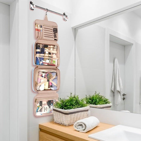 Trousse de Toilette Pliable pour Femme