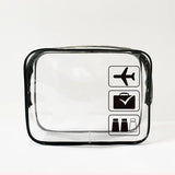Neceser transparente para hombre