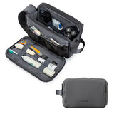 Trousse de Toilette Double Fermeture Grise