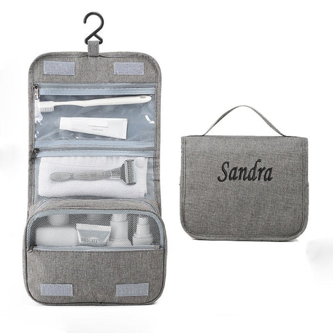 Trousse Personnalisée à Suspendre Gris