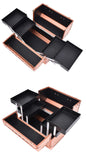 Rose Gold Makeup Case