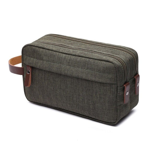 Trousse de Toilette Double Compartiment Vert
