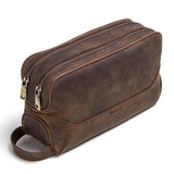 Trousse de Toilette Personnalisée pour Homme Marron