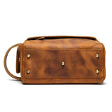 Trousse de Toilette à l'Ancienne en Cuir