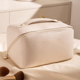 Trousse Maquillage Double Compartiment Blanc