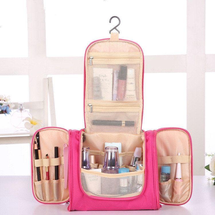 Trousse De Toilette étanche Maison Ginza Cloud - 30x14x21 Cm, Compartiments Sec/humide - Grande Ouverture, Double Fermeture éclair - Pour Voyage, Cosmétiques - 11