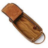 Trousse de Toilette à l'Ancienne en Cuir