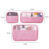 Kit de beleza transparente