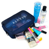 Kit de beleza transparente