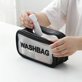 Trousse de Toilette Homme Transparente