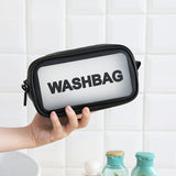 Transparente Manntasche