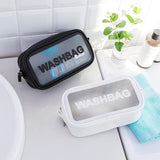 Transparente Manntasche