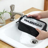 Transparente Manntasche