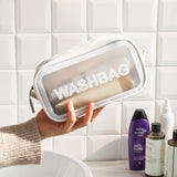Transparente Manntasche