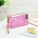 Estuche transparente de colores