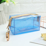 Estuche transparente de colores