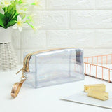 Estuche transparente de colores
