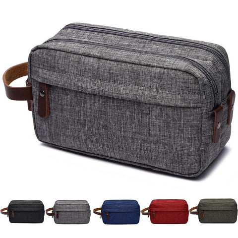 Men's Double Zip Toiletry Bag