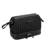 Trousse de Toilette pour Homme Originale Noir à Rayure