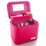 Vanity Case Maquillage Rose Bonbon