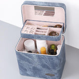Vanity Trousse de Toilette Rigide Bleu