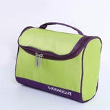 Trousse de Toilette Grande Ouverture avec Crochet Vert