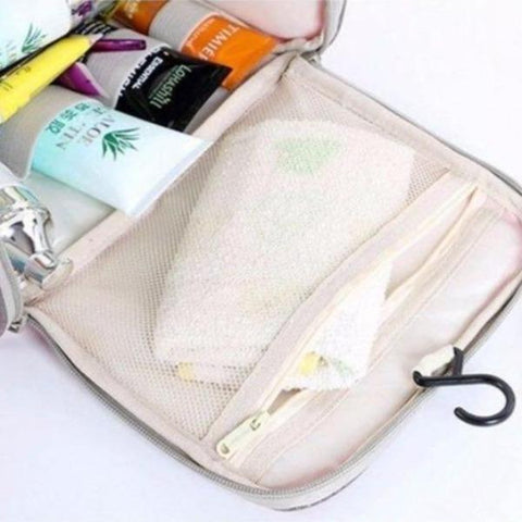 Wide Mouth Toiletry Bag with Hook