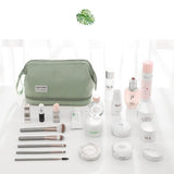 Trousse de Maquillage avec Grande Ouverture et Double Compartiment