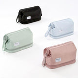 Trousse de Maquillage avec Grande Ouverture et Double Compartiment