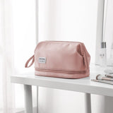 Trousse de Maquillage avec Grande Ouverture Double Compartiment