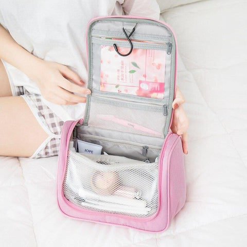 Trousse de Toilette à Grande Ouverture à Suspendre