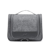 Trousse de Toilette Grande Ouverture à Suspendre Gris