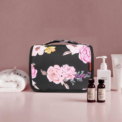 Trousse de Toilette à Suspendre Fleurie