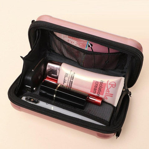 Pochette Rigide Maquillage Rose Gold