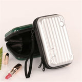 Pochette Rigide Maquillage Argent