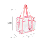 Grande Trousse de Toilette Transparente