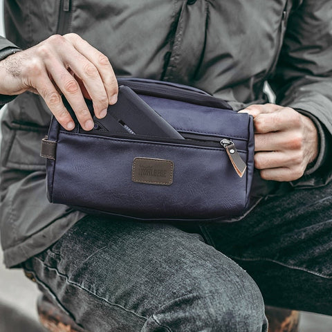 Trousse de Toilette Homme Simili Cuir Wohlbebe™