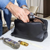 Trousse de Toilette Homme en Cuir de Luxe Sogaïa™