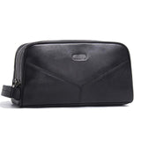Trousse de Toilette en Cuir Noir