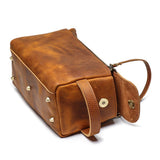 Trousse de Toilette à l'Ancienne en Cuir