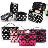 Trousse de Toilette Femme à Plusieurs Compartiments