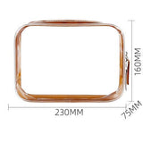 Trousse de Maquillage Transparente