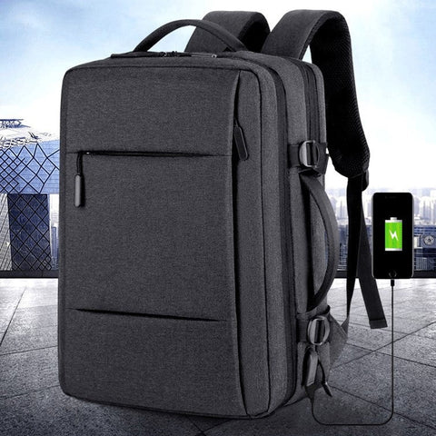 Sac à dos cabine 40x30x15 Sogaïa avec port USB pour brancher une batterie externe rangée à l'intérieur