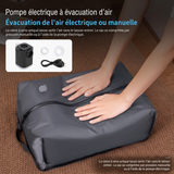 Compression du sac sous vide à la pompe électrique ou à la main
