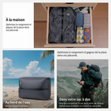 Utilisations du sac sous vide : maison, plage, randonnée en sac à dos
