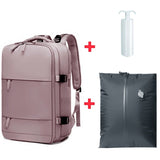Sac à dos 40x20x25 avec sac de compression bleu marine vue de face – Sac à Dos 40 20 25 cm avec Sac de Compression | Sogaïa