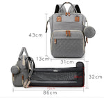 Bolso cambiador convertible en cuna
