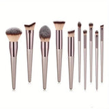 Champagne Makeup Brushes